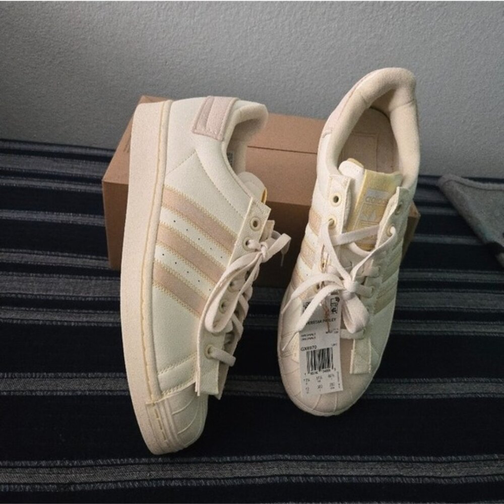 Adidas Shelltoe Boost Men 11 Superstar Parley Cream Off White Gf 112025 - Picture 7 of 11